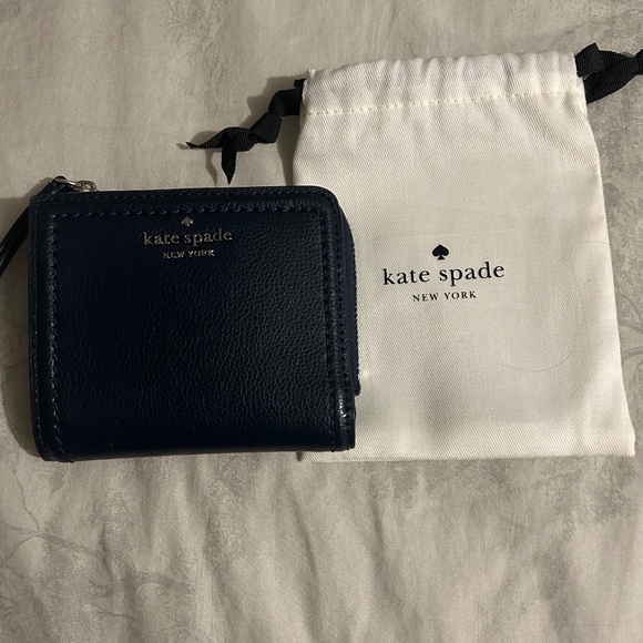 Kate Spade- navy blue card holder and change purse - Picture 1 of 3